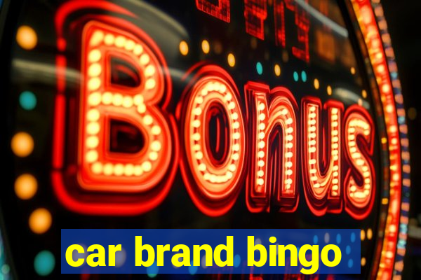 car brand bingo